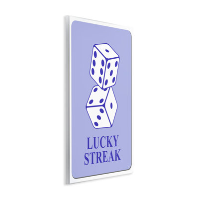 «Blue Lucky Streak Dice» par Martina Pavlova