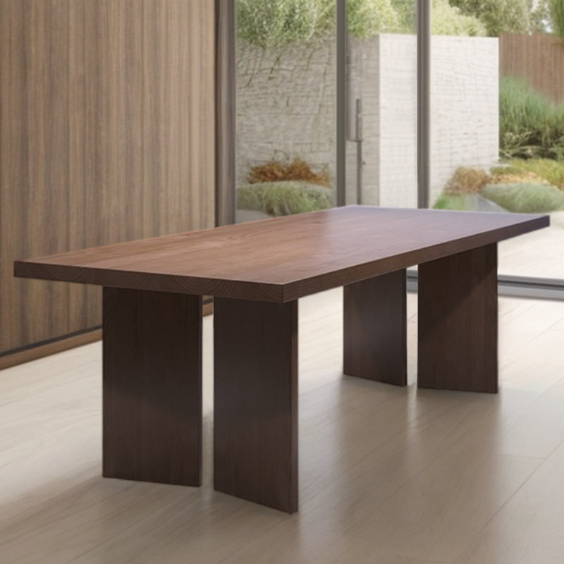 Raynne Pine Solid Wood Dining Table, 27.56" W x 63" L