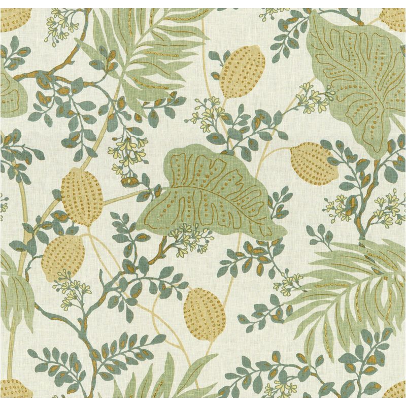 Barclay Butera Linen Fabric, Aloe