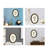 5X7 Inch Vintage Picture Frame, Elegant Antique Photo Frames With Glass Front, Photo Display, Tabletop Wall Hanging, Gift Ideas, Black Oval With Gold Trim