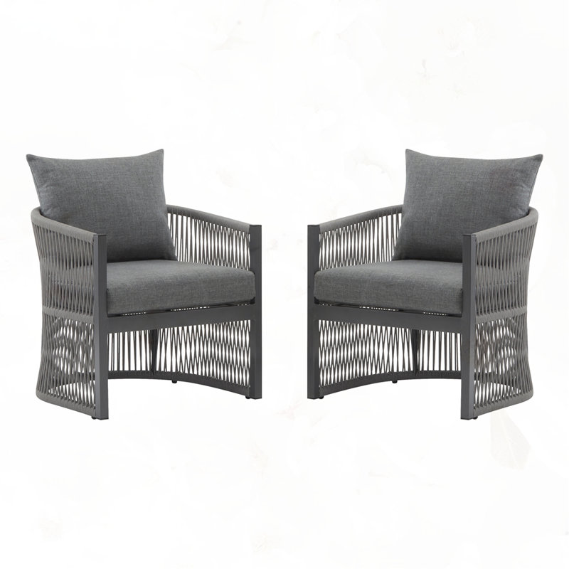 [Ensemble de 2] Méridienne moderne en aluminium, Gris, Gris