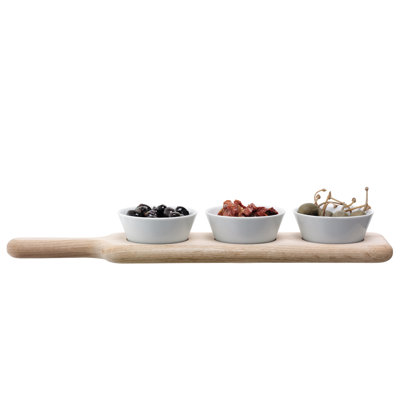 Paddle Porcelain Serving Bowl