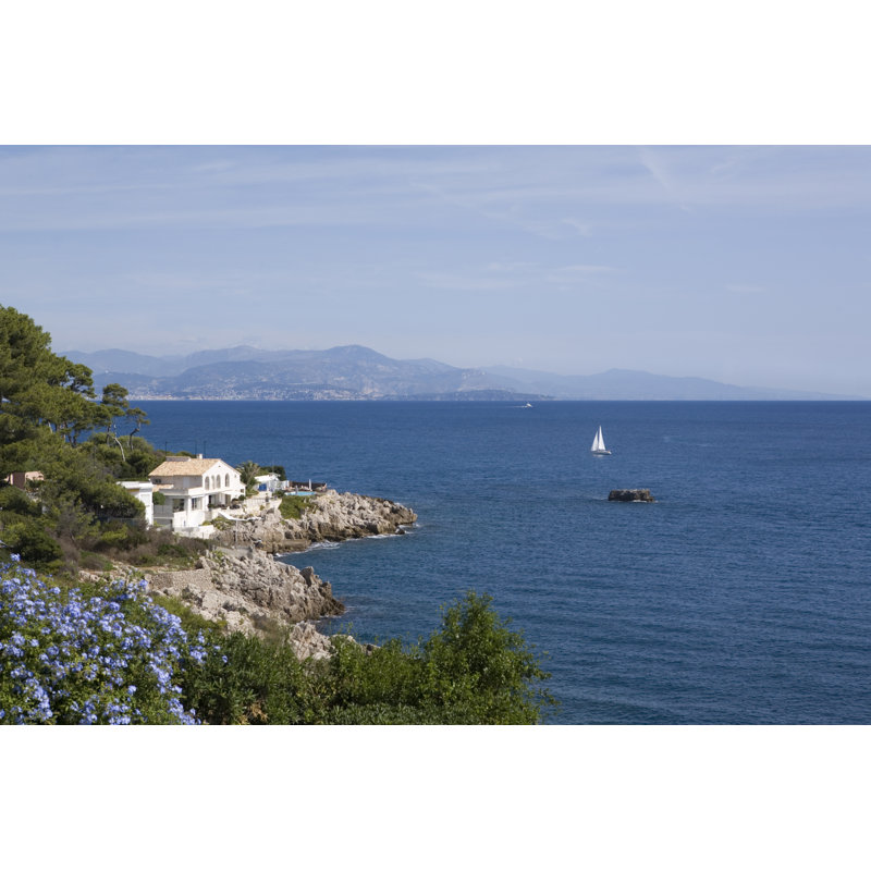 Coastal View At Cap D'antibes by GAPS - No Frame Art Prints on Canvas, 81cm H x 122cm W