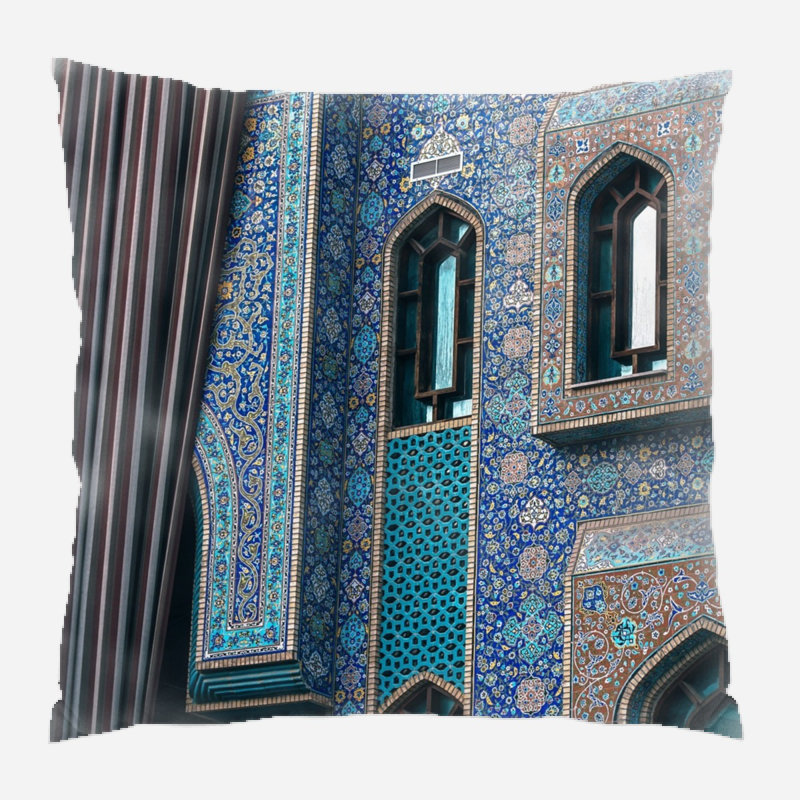 Microsuede Reversible Throw Pillow