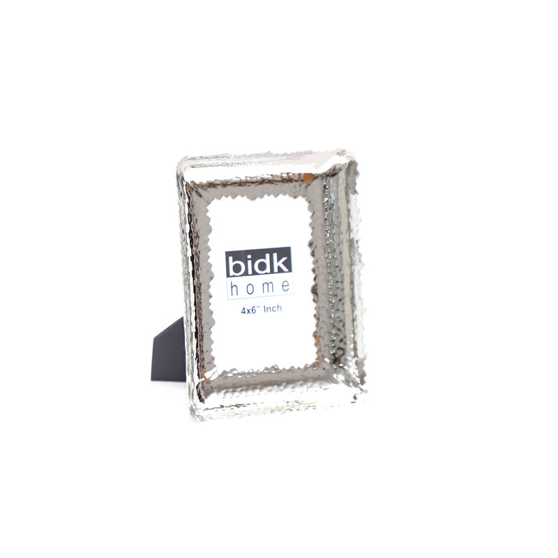 Cadre photo en laiton, Argent argent, 4 po x 6 po