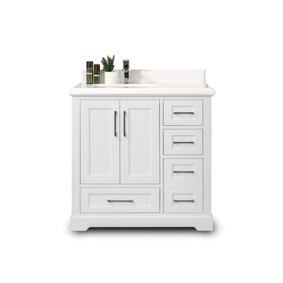 Eser 36'' Single Bathroom Vanity with Top