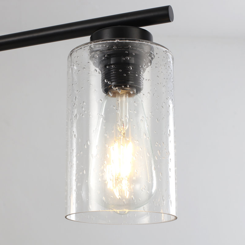 Kimbell 3 - Light Kitchen Island Pendant, Black