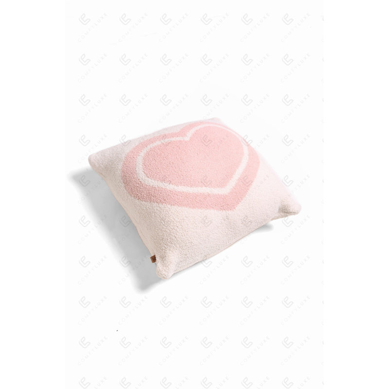 Patterned Luxury Soft Cushion Cover - HEART