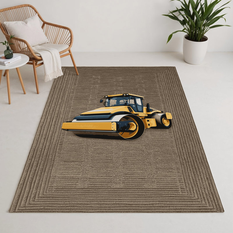Tapis intérieur et extérieur gris Transport, Rectangle 9 pi x 12 pi