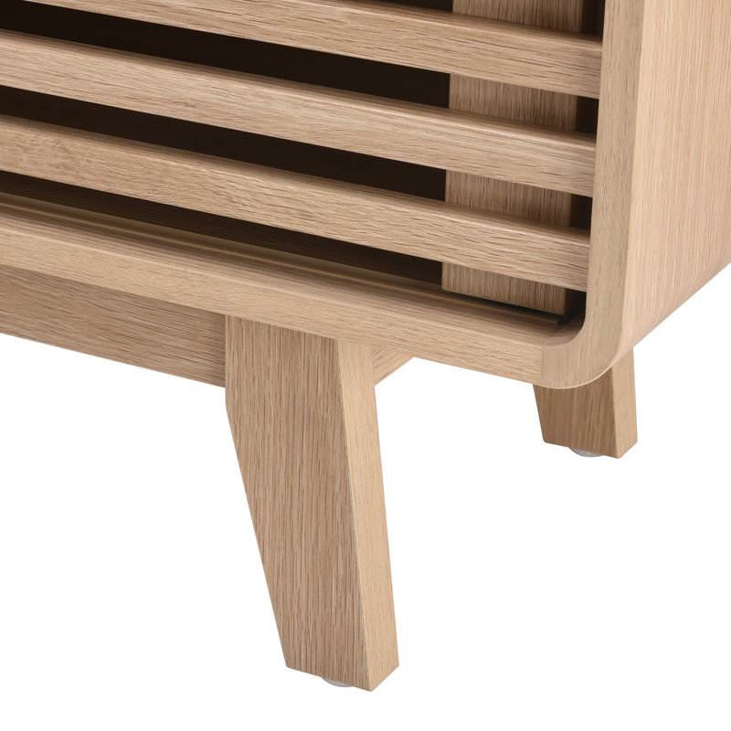 Meuble télé moderne en bois avec rangement pour porte coulissante pour salon