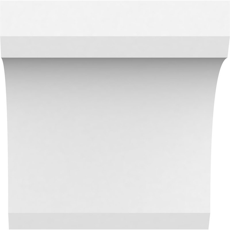 Corbeau standard en PVC de qualité architecturale standard, H 8 po x l 7 po x P 8 po
