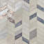 Elizabeth Sutton Meta 17x17 Chevron Glossy Glass Mosaic-941985677
