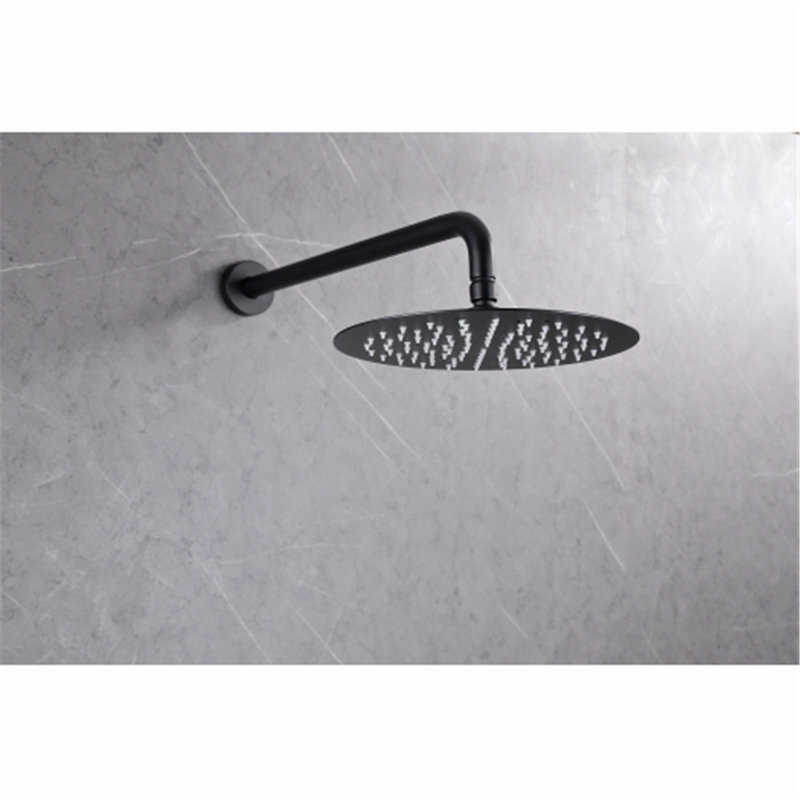 Complete Shower System, Matt Black