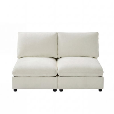 Terencio 30.5" Modern Curved Storage Ottoman