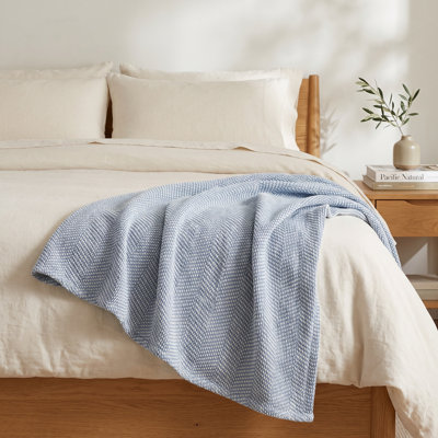 Cotton Woven Throw Blanket
