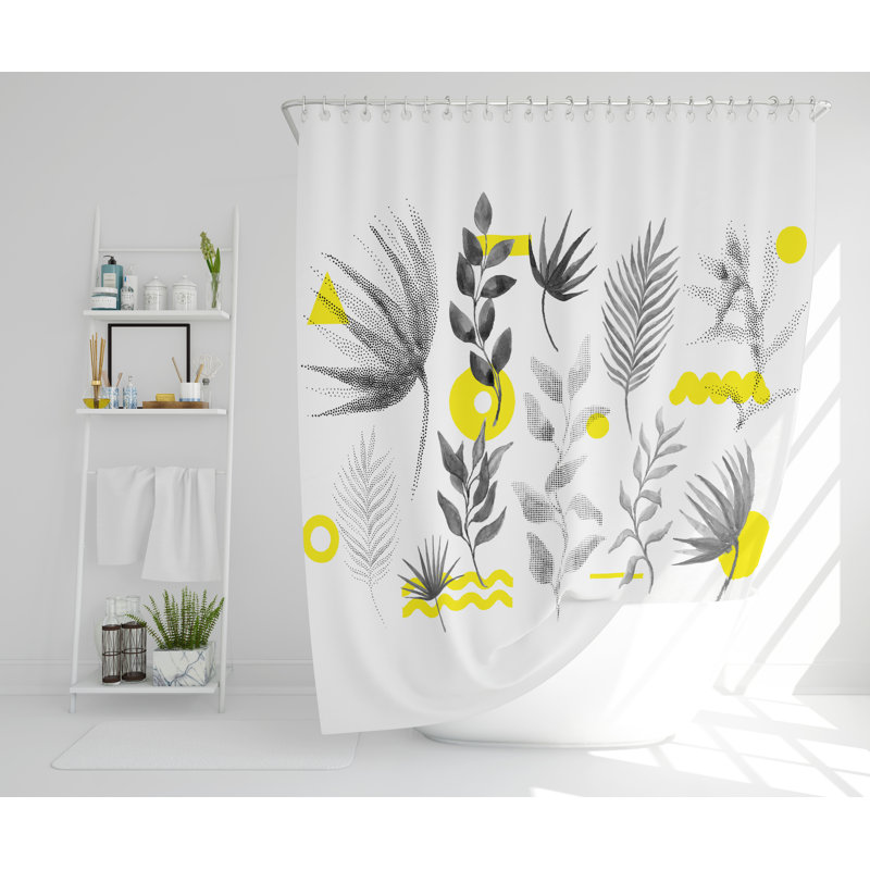 Sahay Polyester Shower Curtain, 168cm H x 168cm W