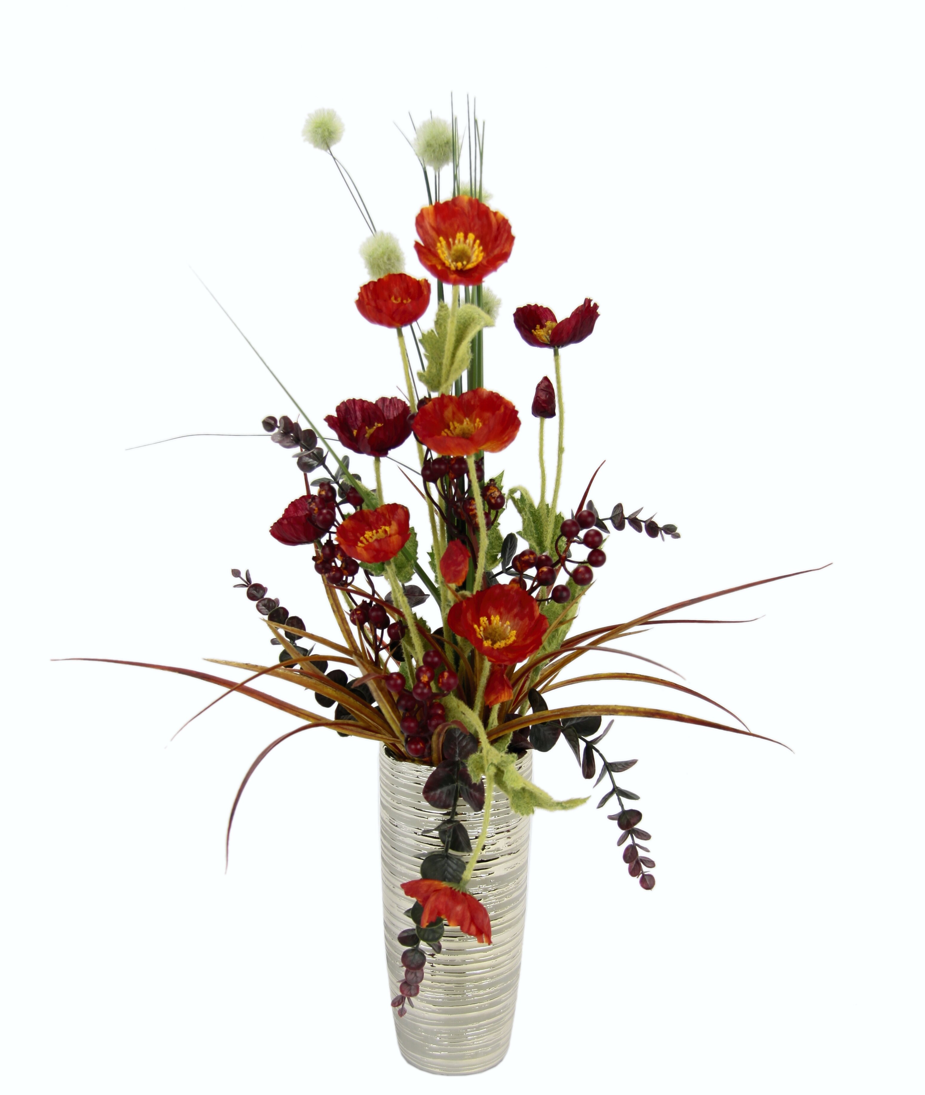 Die Saisontruhe Kunstblume Vase & in Mohn Bewertungen