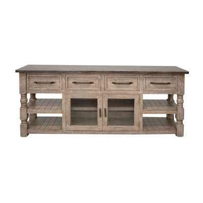Natural Stone TV Stand for TVs up to 88"