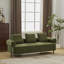 Canapé moderne 78 po 3 places rembourré vert surdimensionné avec 3 coussins moelleux pour salon, chambre à coucher et appartement-1870354340