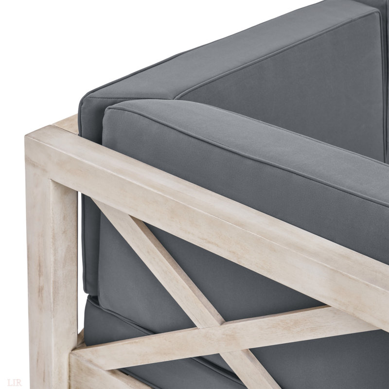 BRAVA X-BACK LOVESEAT, LIGHT GREY, Assembly required