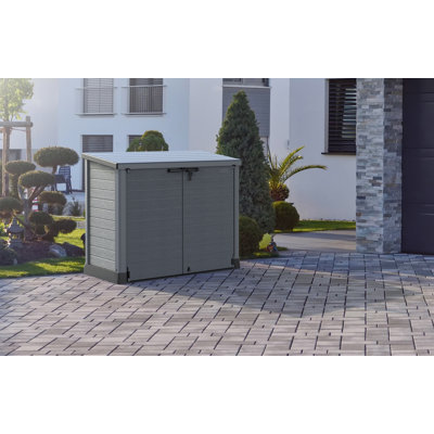 Flat Lid 5 ft. W x 3 ft. D Horizontal Garage Shed