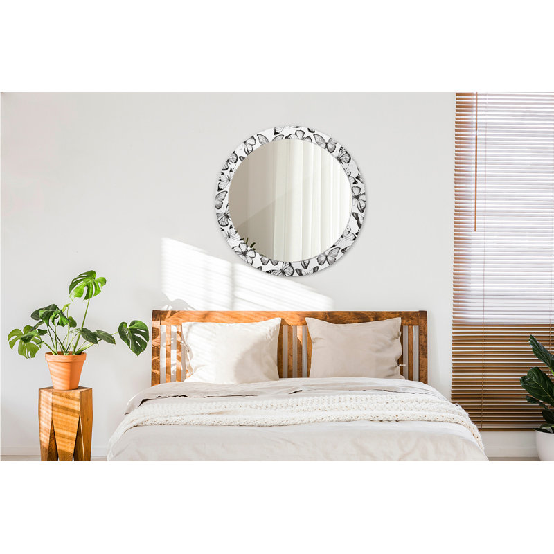 Huldar Glass Flat Wall Mirror
