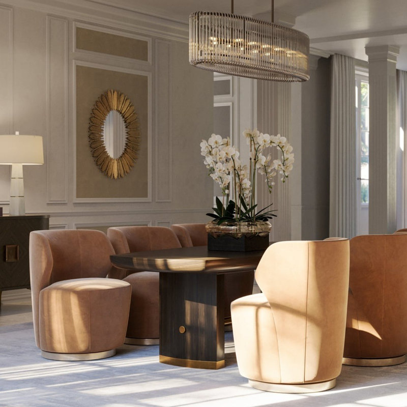 Poppy Swivel Barrel Chair