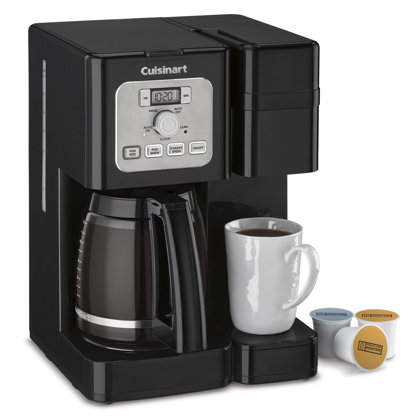  Cuisinart Coffee-on-Demand Automatic Programmable Coffeemaker,  12 Cup Removable Double Walled Coffee and Water Reservoir, with Dispensing  Lever, and Auto Brew and 1-4 Cup Brewing, with Auto Clean Feature,  Permanent Gold Tone