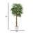 67" Artificial Faux Weeping Fig Tree in a  Resin Planter Real Touch Fake Ficus Benjamina Tree