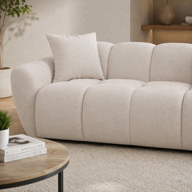 Tampa Greige 2-piece Sofa Set