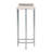 Framed Stone Top Accent Table With Metal Base-475298988