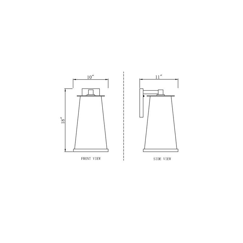Baylin Aluminium Wall Light