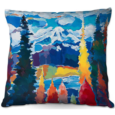 Coussin décoratif canapé mountain view