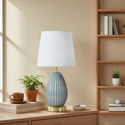 Ensemble de 18 lampes de table 18 pouces, interrupteur rotatif, douille E26 - ampoule non incluse (60 W maximum)