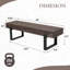 Banc de salle à manger 59 po