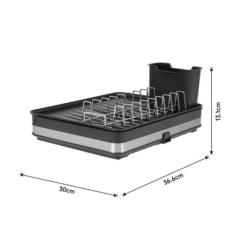 Linh Plastic Countertop Dish Rack