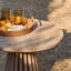 Round Acacia Outdoor Coffee Table , 60cm cm W 60cm cm D