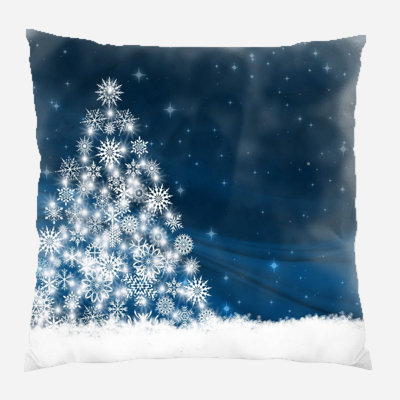 Canvas Outdoor Reversible Throw Pillow
