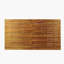Ensemble repas d'extérieur 7 pièces en bois d'acacia avec coussins bleus, 6 chaises modernes et 1 grande table pour la pelouse, la cour, la terrasse du jardin et le bord de la piscine, en teck