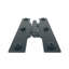 4" Door H Hinge, Pair