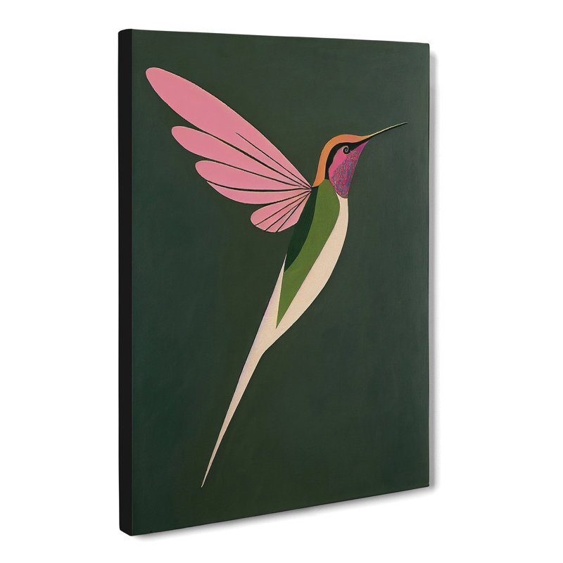 Eiver Hummingbird Unique Vol.2 - Wrapped Canvas, 50cm H x 35cm W x 3cm D