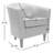 Kronos Faux Leather Barrel Chair-35553877