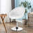 Kamden Swivel Upholstered Adjustable Height Counter Stool with Metal Frame-296442031