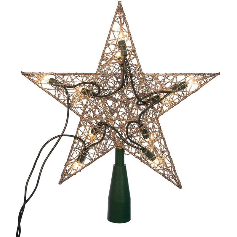 9.25'' Christmas Lighted Shatterproof Tree Topper