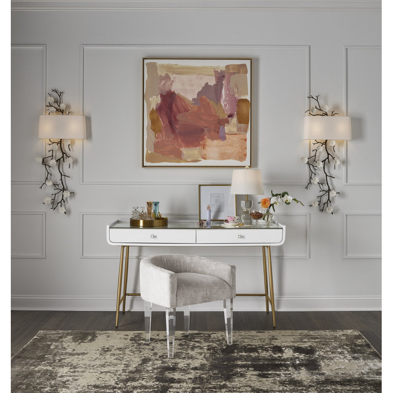 Love Joy Bliss Upholstered Vanity Stool