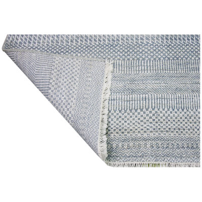 Area Rug in Silver