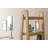 Lesvia 55'' W Rectangle Leaning/Ladder Bookshelf Desk