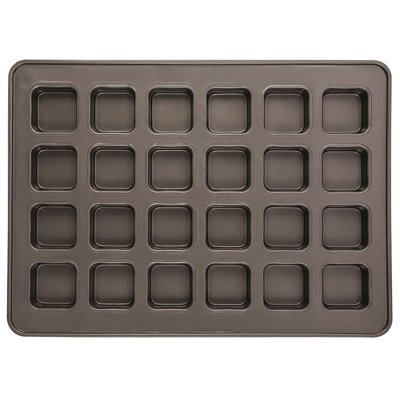 Moule à brownies antiadhésif 24 tasses Culinaire Edge