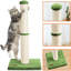 Arbre à chat 34 po avec corde en sisal naturel 4,3 po-890992517