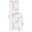Asfa Freestanding Bathroom Cabinet